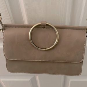 Love it for a night out crossbody bag tan